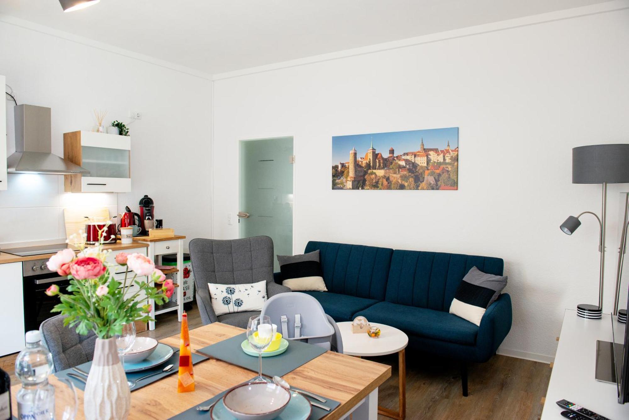 Savor Appartement 5 Personen 2 Schlafzimmer Babybett Netflix Balkon Zentrum Bautzen Exterior foto