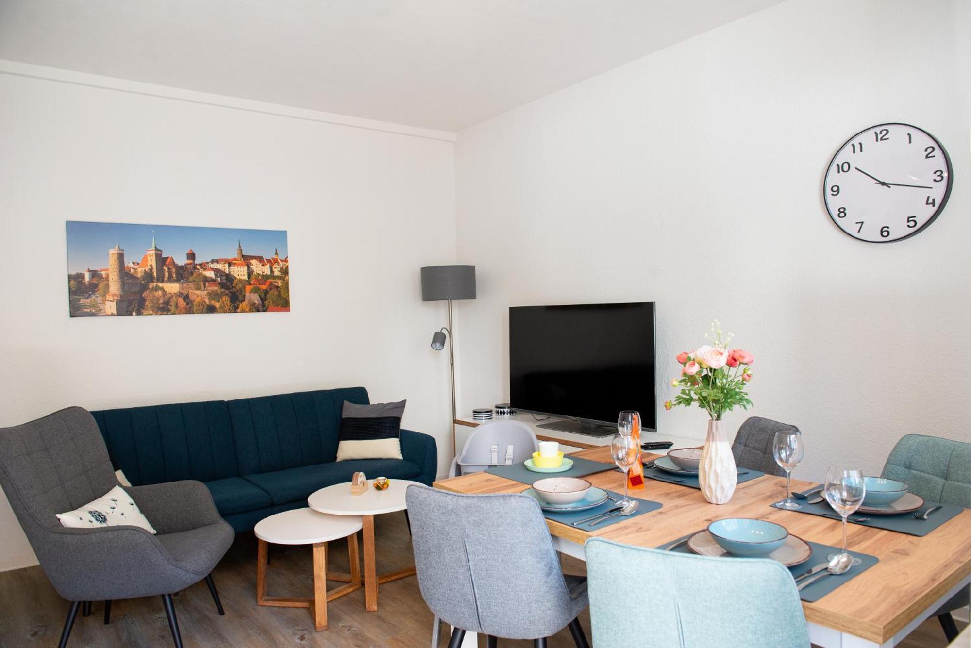Savor Appartement 5 Personen 2 Schlafzimmer Babybett Netflix Balkon Zentrum Bautzen Exterior foto